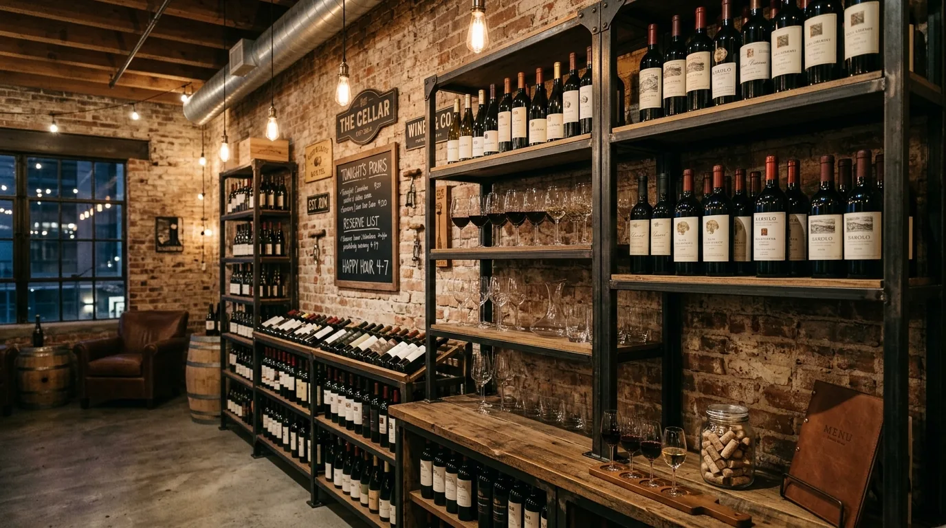 Use signage with restraint for a grown-up look